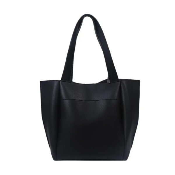 Top Selling Female Tote Bag Genuine Pu Leather - Image 2